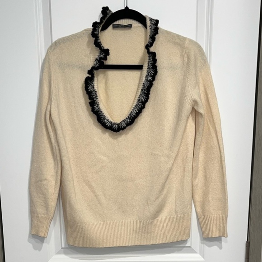 Alexander Mcqueen Women’s Cashmere Pullover Sweater Knit England Medium